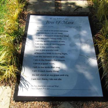 O'MARA Bree 1968-2010