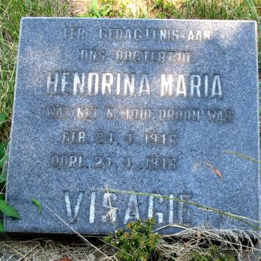 VISAGIE Hendrina Maria 1916-1916