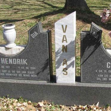 AS Hendrik, van 1917-1994 &amp; Cassie 1919-