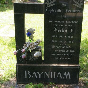BAYNHAM Hector F. 1931-1968