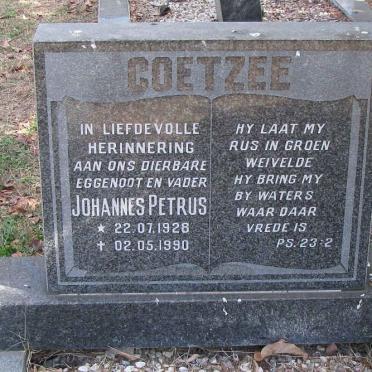 COETZEE Johannes Petrus 1928-1990
