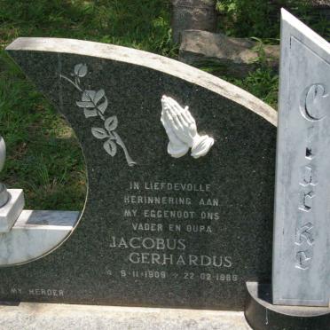 CLARKE Jacobus Gerhardus 1909-1989