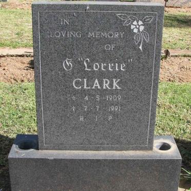 CLARK O Lorrie 1909-1991