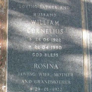 SAYERS William Cornelius 1922-1990 &amp; Rosina 1922-1997