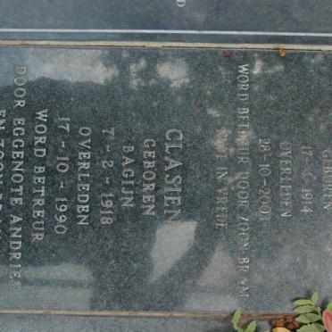 TINKHOF Andries 1914-2003 &amp; Clasien BAGIJN 1918-1990