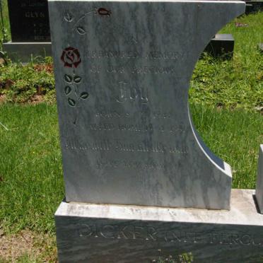 DICKER Joy nee FERGUSON 1946-1991
