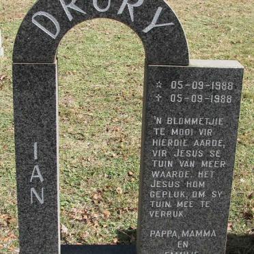 DRURY Ian 1988-1988