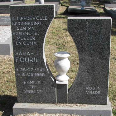 FOURIE Sara J. 1946-1999
