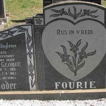 FOURIE Jan George 1912-1967 &amp; Dorthea Sophia TASSERON 1907-1987