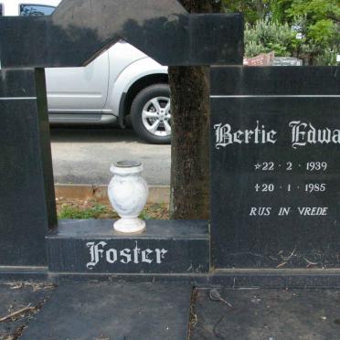 FOSTER Bertie Edward 1939-1985