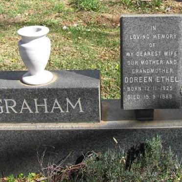 GRAHAM Doreen Ethel 1925-1988