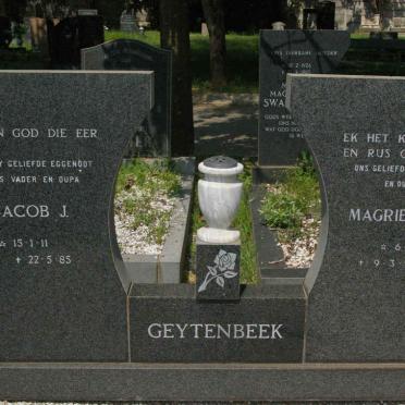 GEYTENBEEK Jacob J 1911-1985 &amp; Magrietha E. 1916-1995