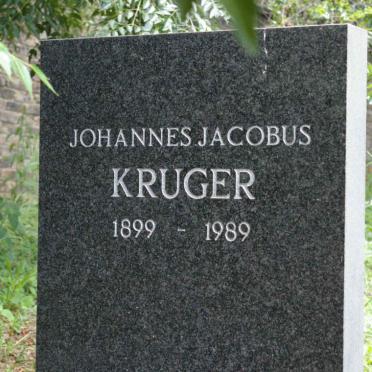 KRUGER Johannes Jacobus 1899-1989