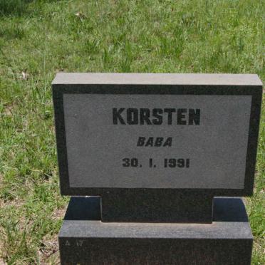 KORSTEN Baba -1991