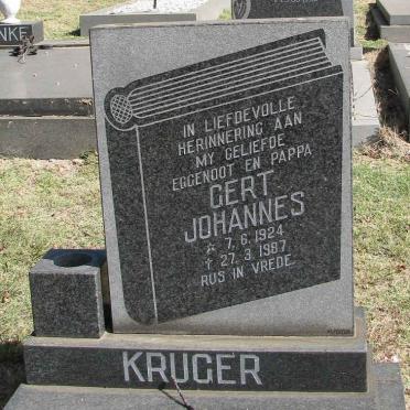 KRUGER Gert Johannes 1924-1987