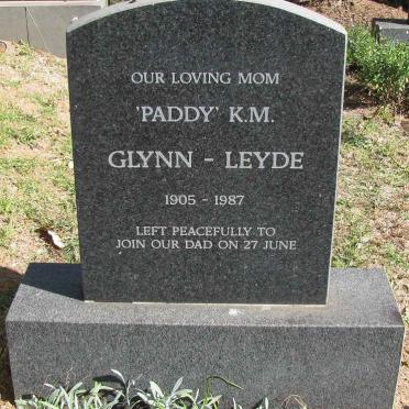 LEYDE Paddy K.M., Glynn 1905-1987
