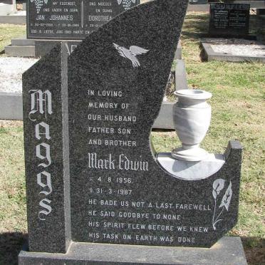 MAGGS Mark Edwin 1956-1987