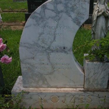 MOJZES Elda Marais  1930-199?