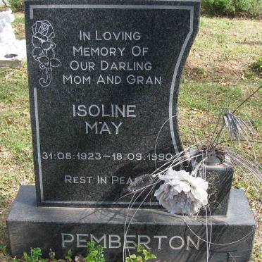 PEMBERTON Isoline May 1923-1990