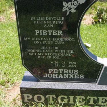 POTGIETER Petrus Johannes Pieter 1928-2009