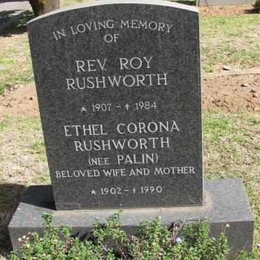 RUSHWORTH Roy 1907-1984 &amp; Ethel Corona PALIN 1902-1990