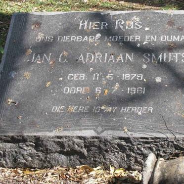 SMUTS Jan C. Adriaan 1879-1961