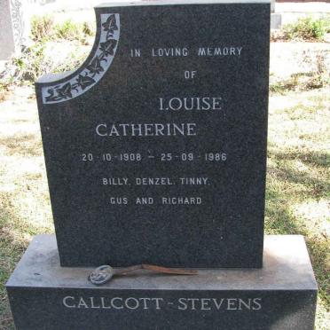 STEVENS Louise Catherine, Calcott 1908-1986