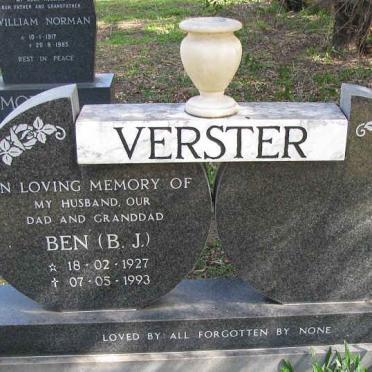 VERSTER Ben 1927-1993