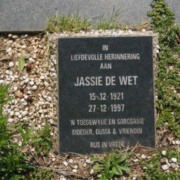 WET Jassie, de 1921-1997