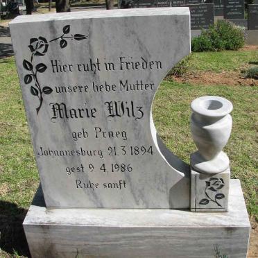 WITZ Marie nee PRAEG 1894-1986