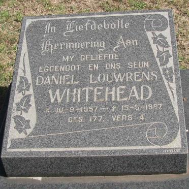 WHITEHEAD Daniel Louwrens 1957-1987