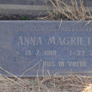BARNARD Anna Magrietha 1910-1976