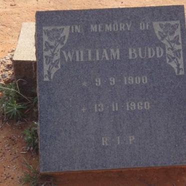 BUDD William 1900-1960
