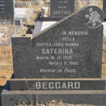 BECCARO Caterina 1902-1970