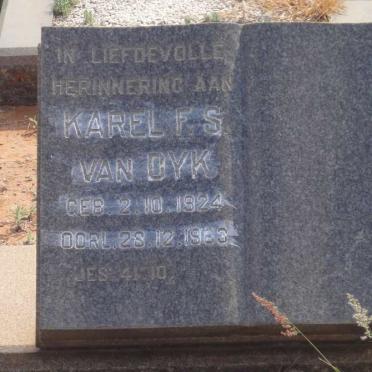 DYK Karel F.S., van 1924-1963