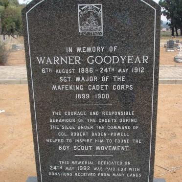 GOODYEAR Warner 1886-1912
