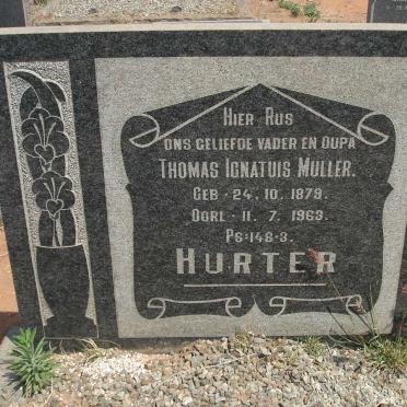 HURTER Thomas Ignatuis Muller 1879-1963