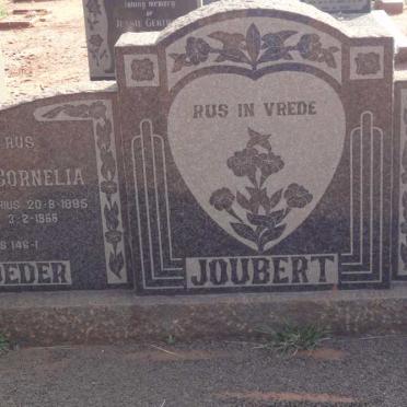JOUBERT Andries Jacobus 1885-1961 &amp; Maria Cornelia PRETORIUS 1885-1966