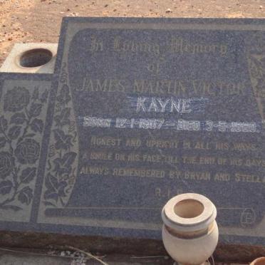 KAYNE James Martin Victor 1907-1960