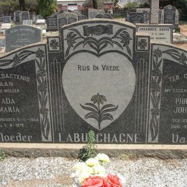 LABUSCHAGNE Philippus Johannes 1906-1962 &amp; Ada Maria SCHROODER 1904-1979