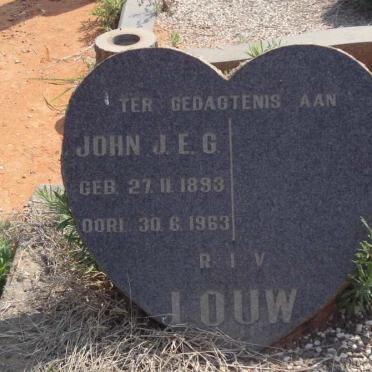 LOUW John J.E.G. 1893-1963