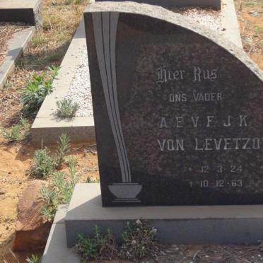 LEVETZOW A.E.V.F.J.K. 1924-1963