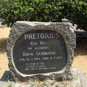 PRETORIUS Douw Gerbrand 1943-1971