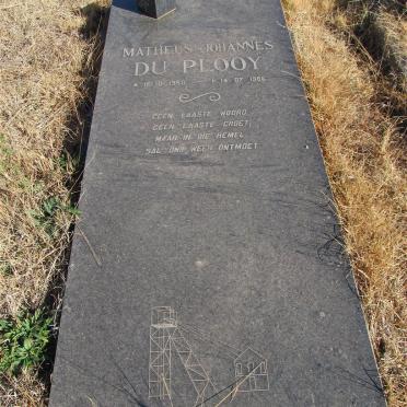 PLOOY Matheus Johannes, du 1950-1986