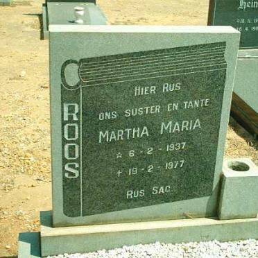 ROOS Martha Maria 1937-1977