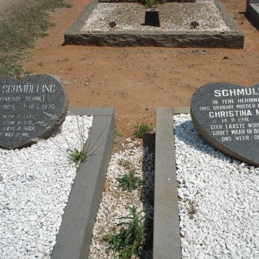 SCHMÜLLING C.H. 1909-1970 &amp;.Christina Martha 1918-1976