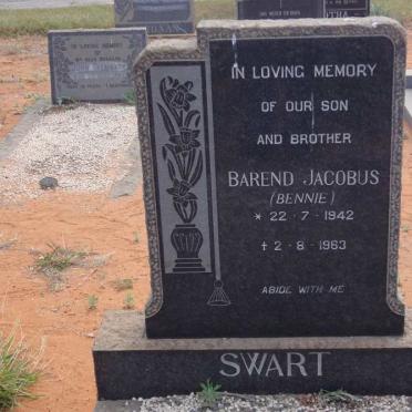 SWART Barend Jacobus 1942-1963
