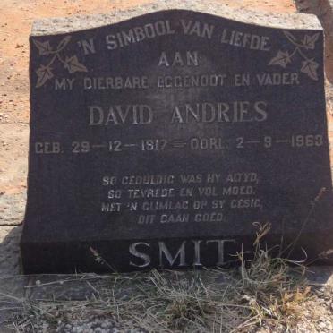 SMIT David Andries 1917-1960