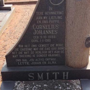 SMITH Cornelius Johannes 1933-1961