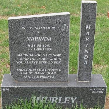 THURLEY Marinda 1961-1995
